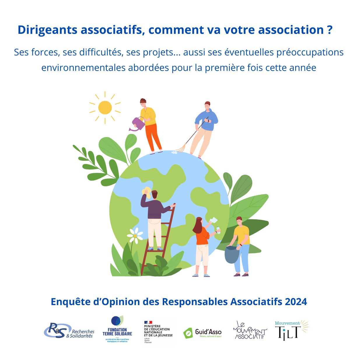 image du post 'Le moral des responsables associatifs au printemps 2024 - Recherches & Solidarités'